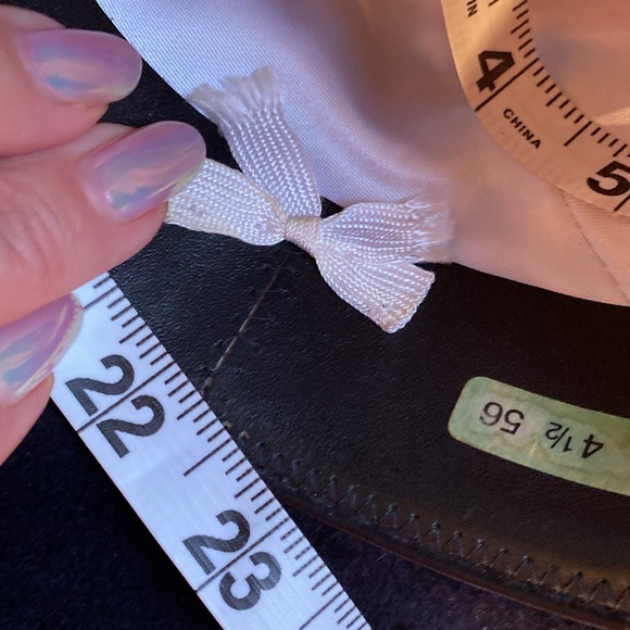 Selentino velour Fedora style hat size 7 1/2 in good condition - Picture 12 of 12